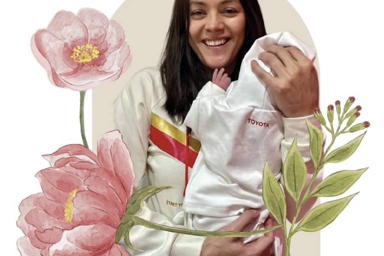 María Espinoza, una mamá de oro