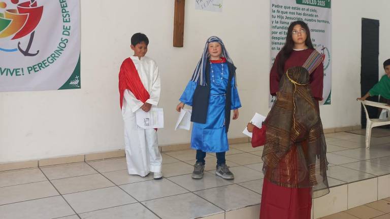 Un total de 130 niños y adolescentes participaron en el triduo pascual.