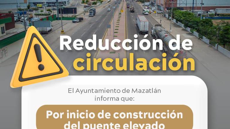 Se prevé que alrededor de las 19:00 horas del inicien los trabajos en los carriles izquierdos de circulación sobre la carretera México 15.