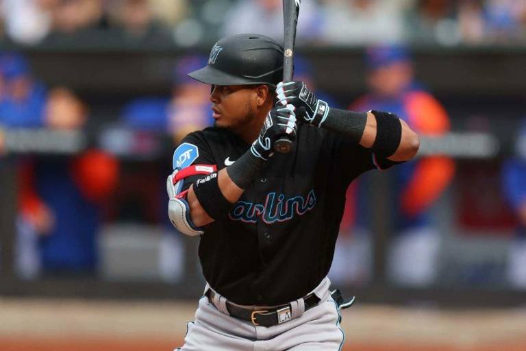 Luis Arráez, fuera del lineup por tercer juego seguido por los Marlins