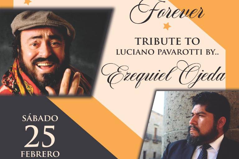 El tenor Ezequiel Ojeda hará un tributo a Luciano Pavarotti