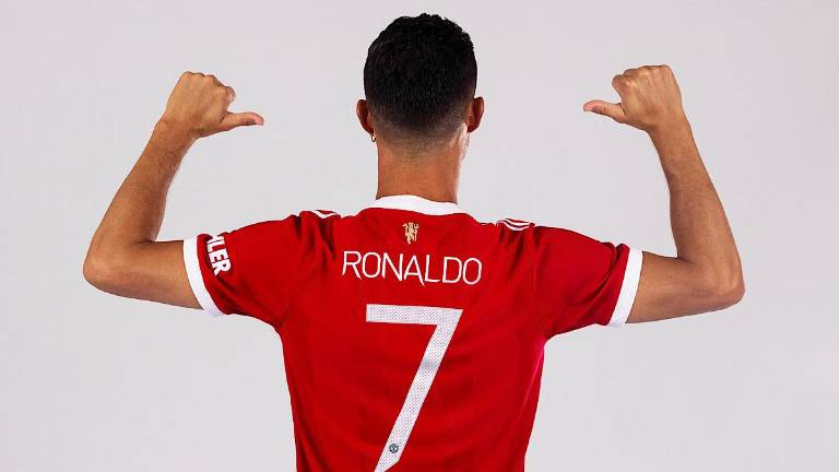 Cristiano Ronaldo usará en el Manchester United su clásico número 7.