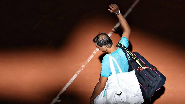 Rafael Nadal perdió en su debut en la Copa Davis con España.