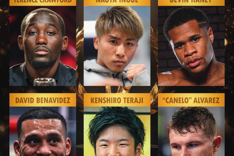 Canelo y Benavidez, entre los nominados a Boxeador del Año