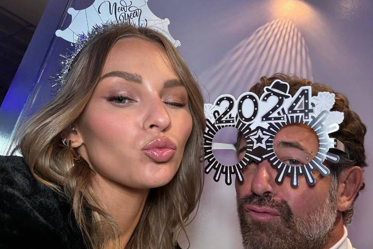 Celebran famosos llegada del 2024