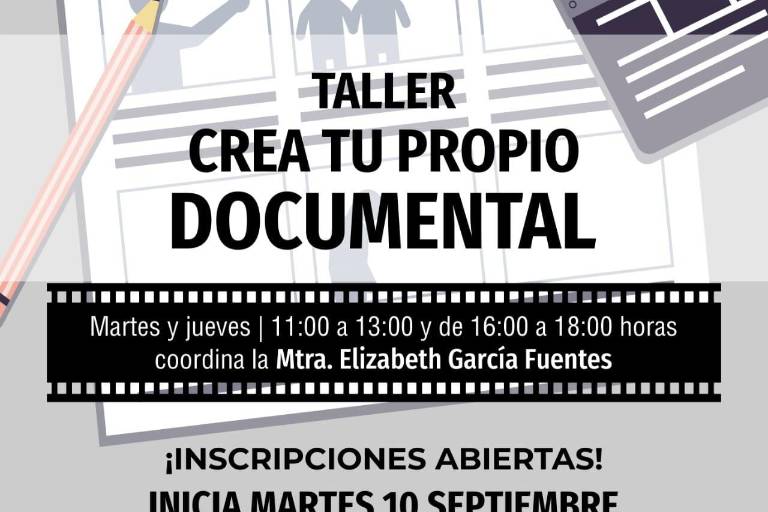 Realizarán el taller ‘Crea tu propio documental’