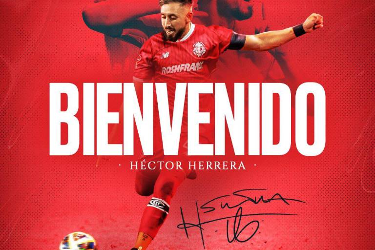 Toluca hace oficial el fichaje de Héctor Herrera