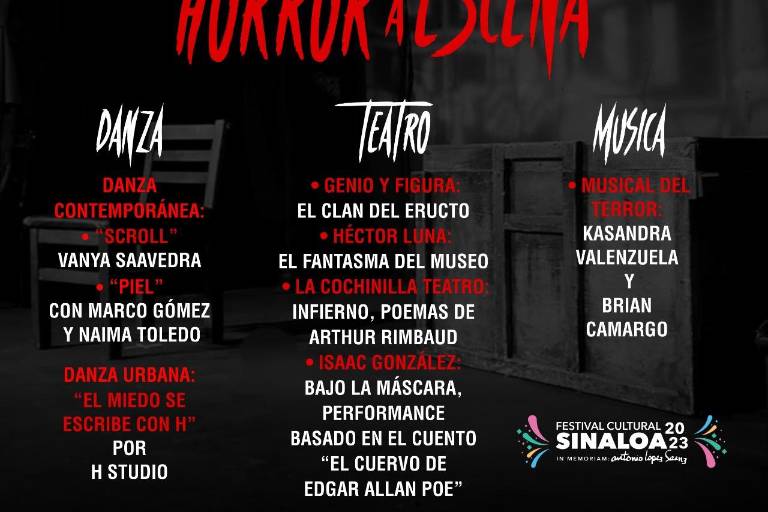 Llevarán ‘El horror a escena’