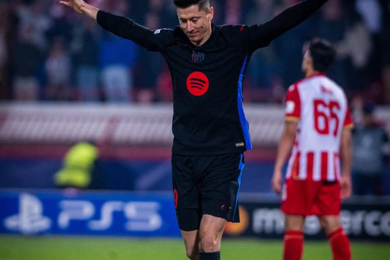 Barcelona logra goleada con ‘Estrella’ en la Champions