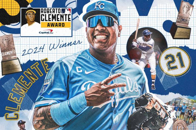 Salvador Pérez ganó el Premio Roberto Clemente 2024