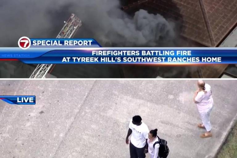 Se incendia casa de estrella de Dolphins, Tyreek Hill