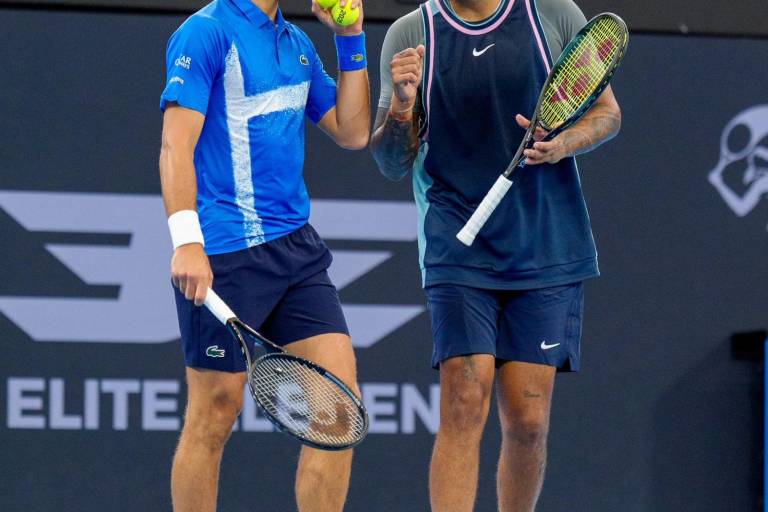 Djokovic y Krygios caen en un ajustado dobles en Brisbane