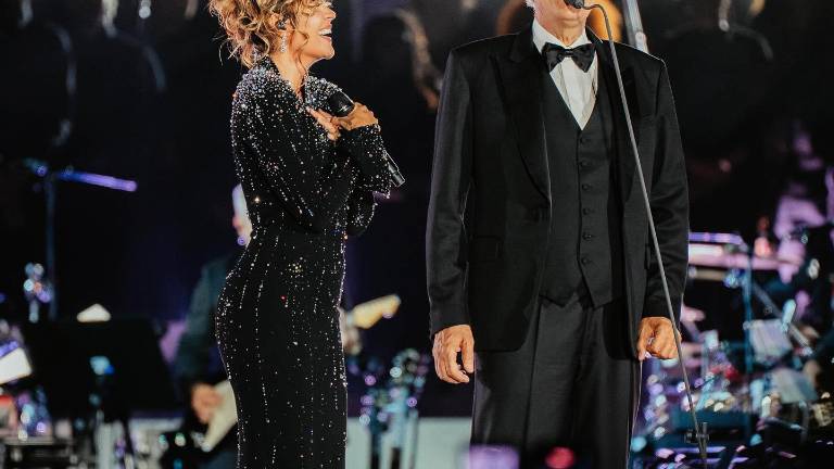 Karol G durante el concierto en El Vaticano.