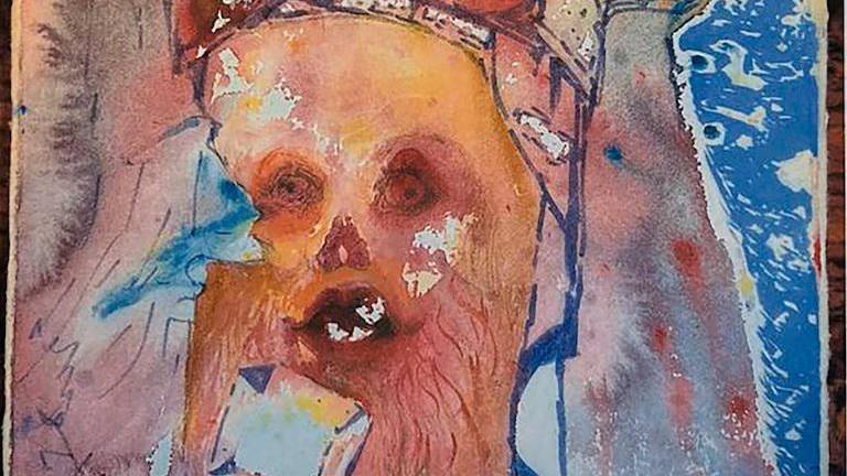 ‘Vecchio Sultano’, de Dalí, creada en 1966, retrata a un sultán con turbante y se inspira en una escena de ‘Las mil y una noches.