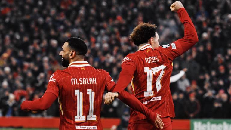 Mohamed Salah abrió el marcador en favor del Liverpool.