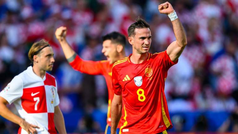 España festejó en grande ante Croacia.