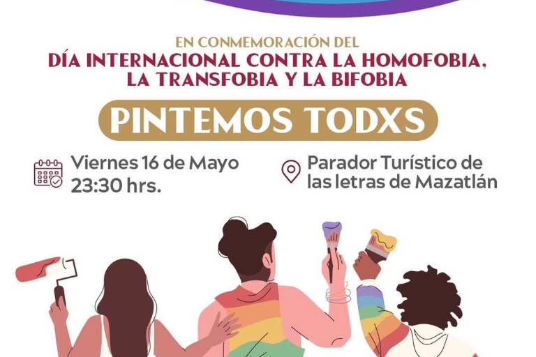 Invita Coordinación LGBTQ+ a reforzar lazos de respeto e igualdad con el proyecto ‘Pintemos Todxs’