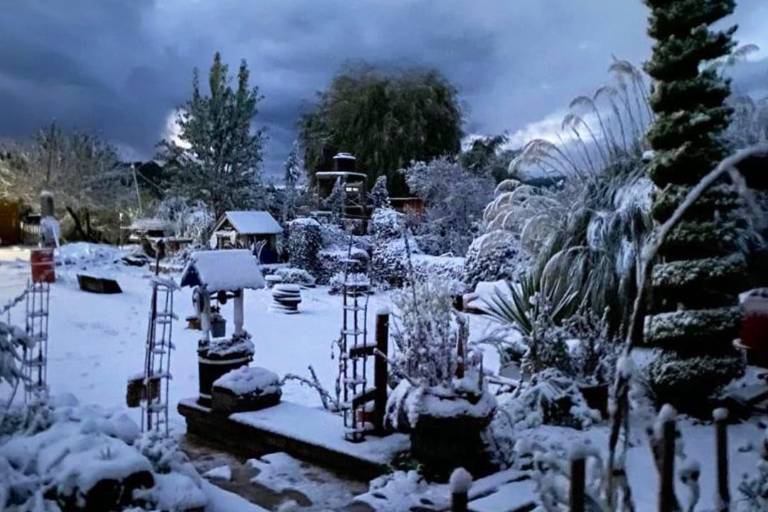 Autopista Durango-Mazatlán se cubre de nieve; conduce con precaución