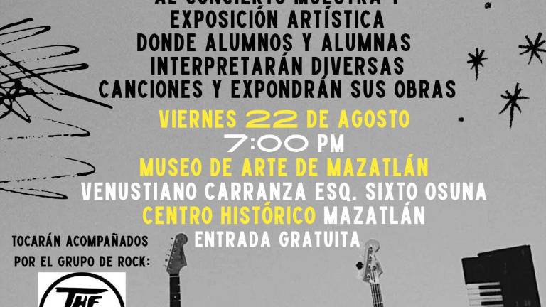 La muestra se levará a cabo el 22 de agosto.
