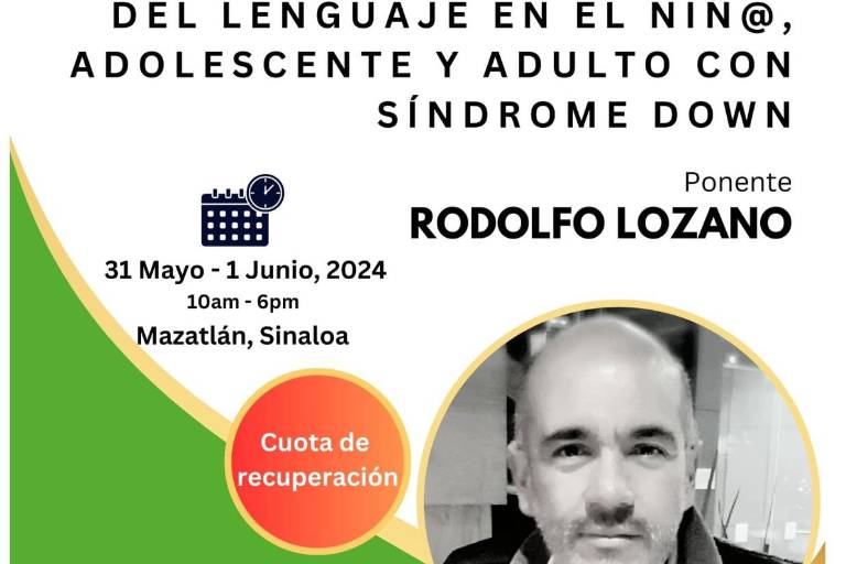 Fundación Down invita a taller de lenguaje para padres y docentes este 31 de mayo en Mazatlán