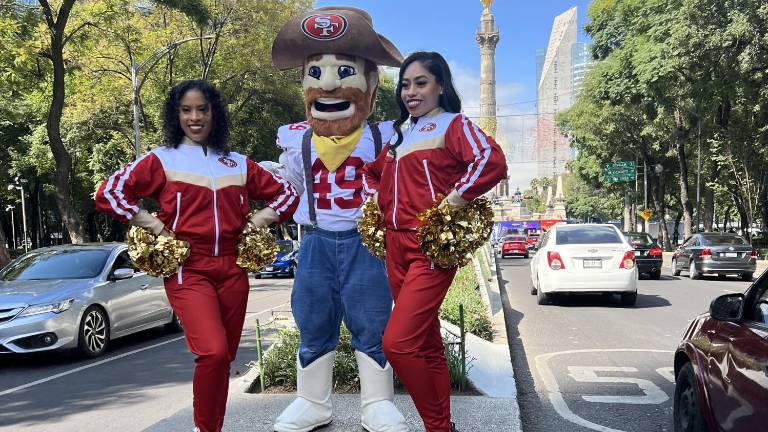Los 49ers de San Francisco estuvieron en la Ciudad de México.