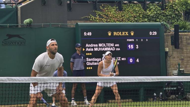 El dúo completamente mexicano se instaló en las semifinales del Dobles Mixto.