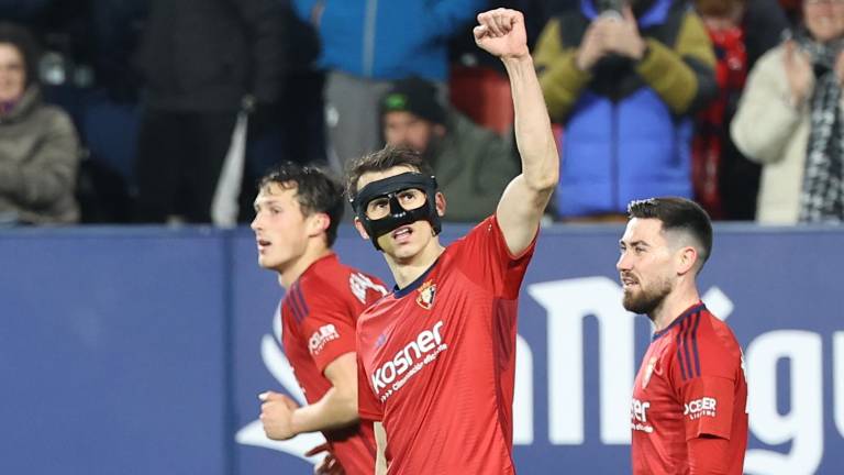 Ante Budimir le dio tres puntos valiosos al Osasuna.