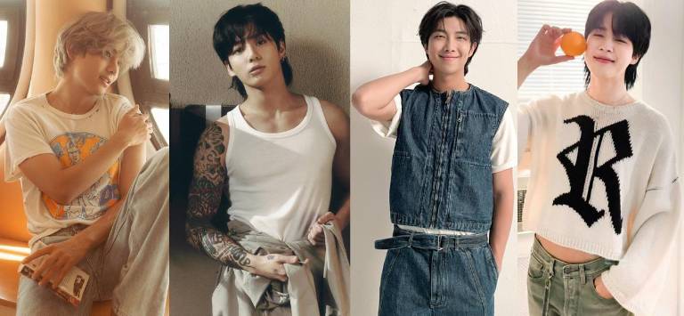 V, Jungkook, RM y Jimin de BTS inician el proceso de alistamiento del servicio militar en Corea.