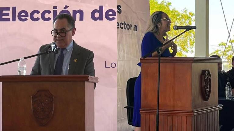 Jesús Madueña Molina y Denise Díaz Quiñónez, aspirantes a la Rectoría de la UAS.