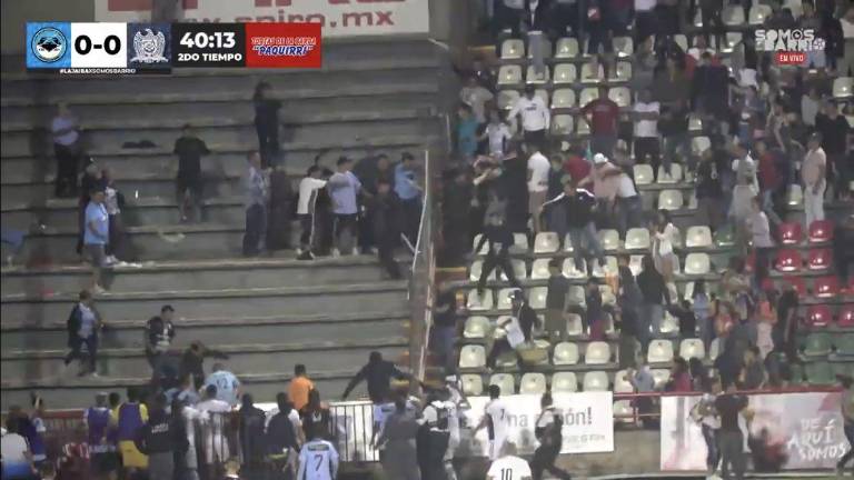 Estalla de nuevo la violencia en el futbol mexicano.