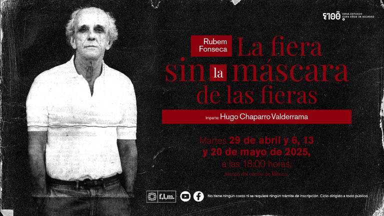 Este martes 29 inicia el ciclo de análisis de la obra del escritor brasileño Rubem Fonseca.