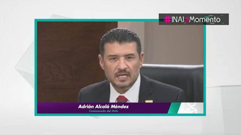 Adrián Alcalá Méndez, Comisionado del INAI.
