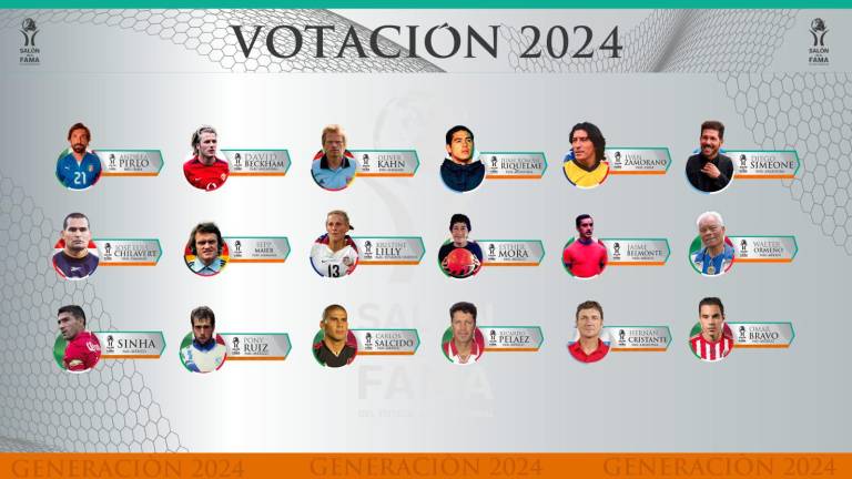 Serán 18 los nuevos miembros del Salón de la Fama del futbol internacional.