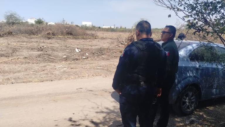 En un terreno enmontado donde se realizaban trabajos de limpieza encontraron un cuerpo enterrado.