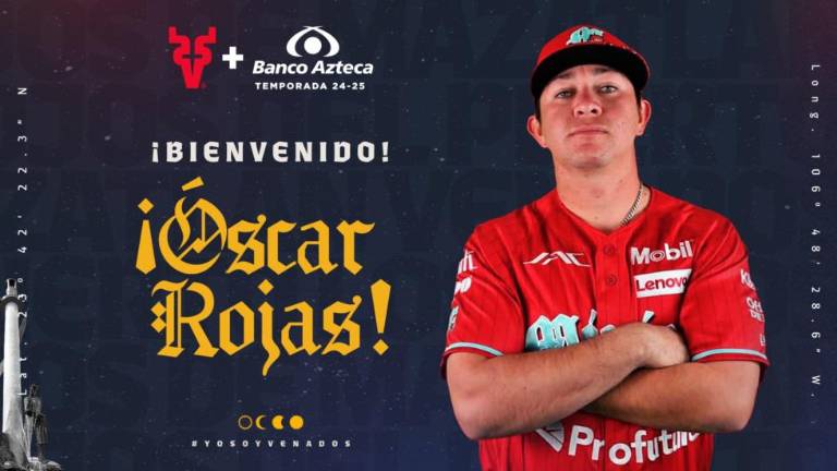 Óscar Rojas buscará ayudar desde el bullpen a Venados de Mazatlán.