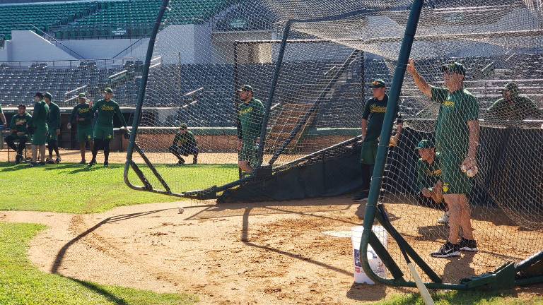 Cañeros de Los Mochis regresó al Emilio Ibarra Almada luego de una serie de encuentros de preparación en Reynosa.