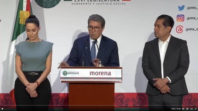 Ricardo Monreal dejó entrever que aún no es seguro que su bancada vaya a entregar la Presidencia de la Mesa Directiva de la Cámara de Diputados al PAN.