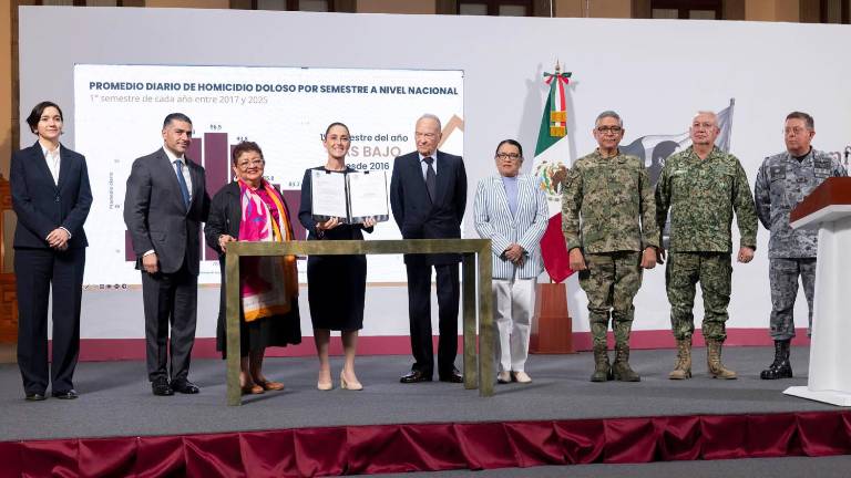 Sheinbaum admitió que la extorsión era el delito de alto impacto que el Gobierno Federal no había podido disminuir y que seguía en aumento.