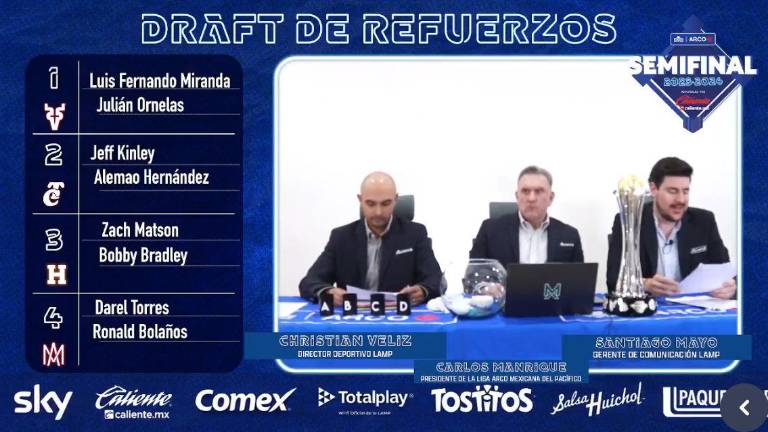 Una hora después de finalizado el Juego 7 de la serie entre Mexicali y Guasave, se celebró el Draft para las semifinales.