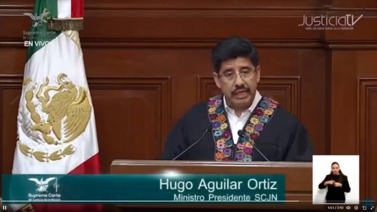 Hugo Aguilar defendió la elección popular y aseguró que “habrá tribunales que protejan al débil”.