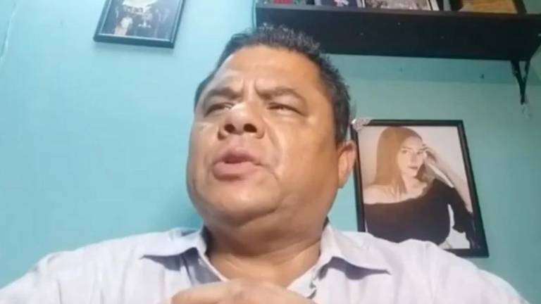 El papá de Debanhi Escobar, Mario Escobar, en un video publicado tras conocer último peritaje forense.