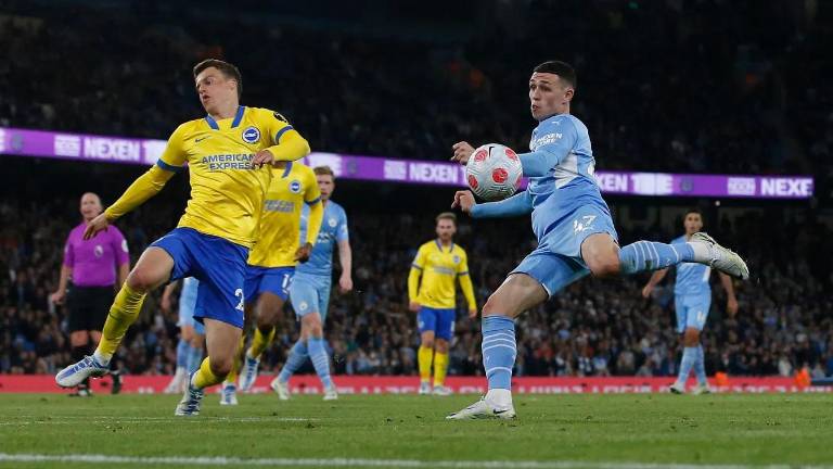 El Manchester City se impone por 3-0 al Brighton y Hove Albion.