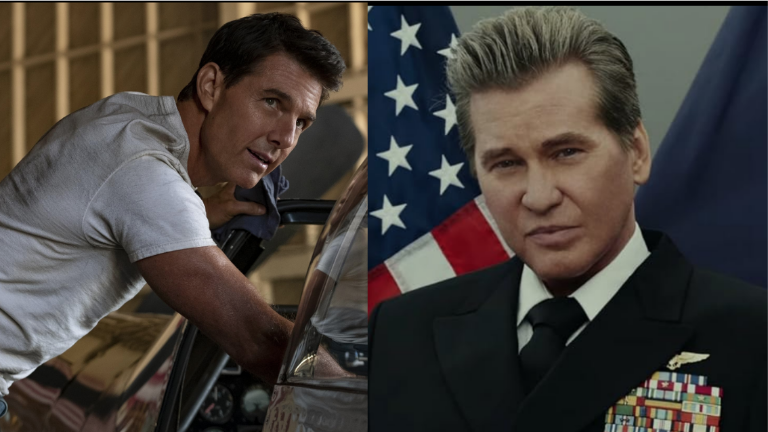 Tom Cruise y Val Kilmer en Top Gun: Maverick.