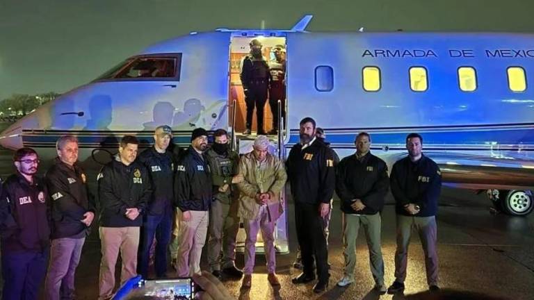Rafael Caro Quintero a su llegada a Estados Unidos en febrero pasado.