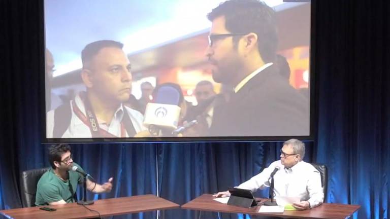 Miguel Estrada, durante el programa de Ulises Cisneros.