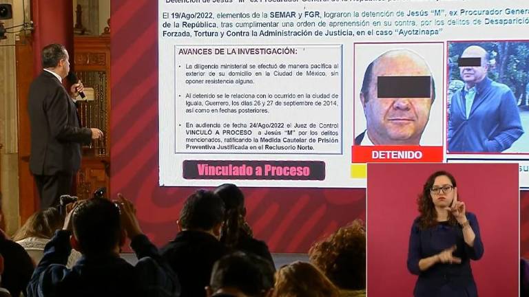 Murillo Karam está en el Reclusorio Preventivo Varonil Norte, desde el 19 de agosto de 2022.