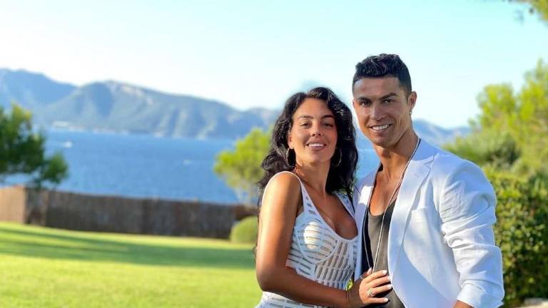 Georgina Rodríguez y Cristiano Ronaldo.