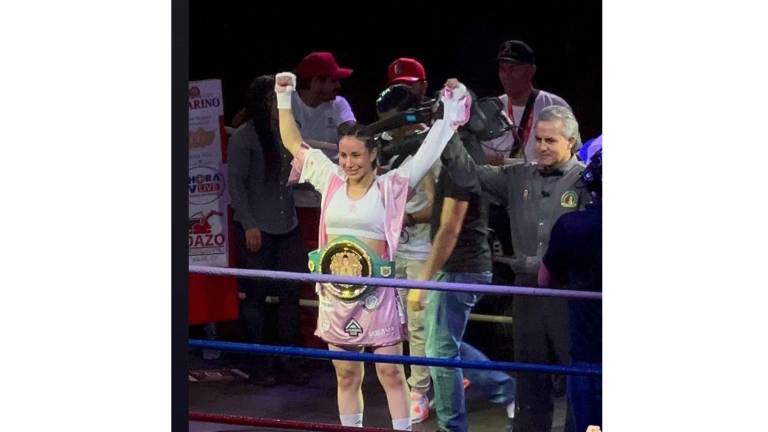 Karen Rubio se quedó con el título ante su público.