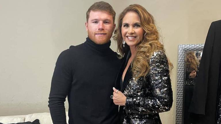 “Canelo” Álvarez estuvo de “coqueto” con Lucero.