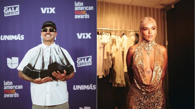 Feid y Karol G se llevan la noche en los Latin American Music Awards 2024.
